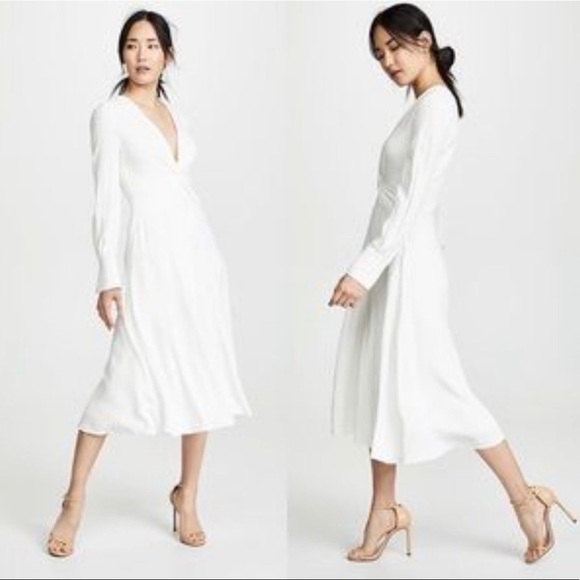 Equipment Faun Dress in Natural White - Picture 3 of 9